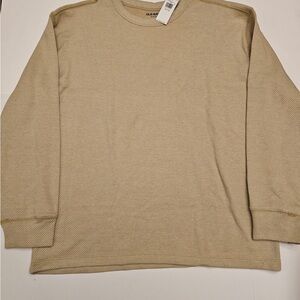 Old Navy Boys Khaki Long Sleeve Tee